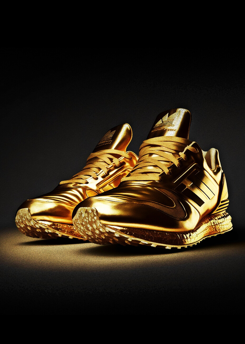 Golden Sneakers - FashionBuzzer.com