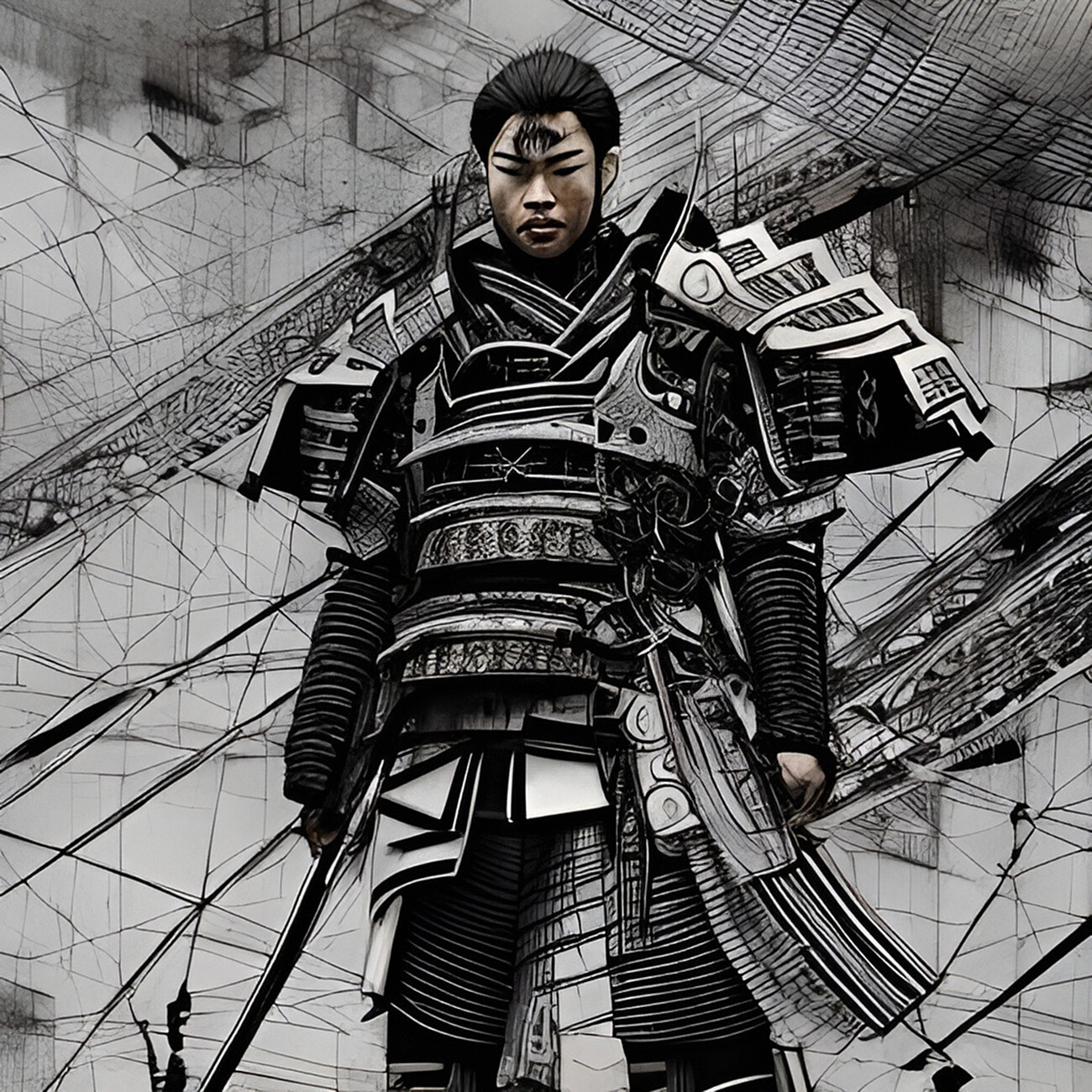 cyberpunk samurai