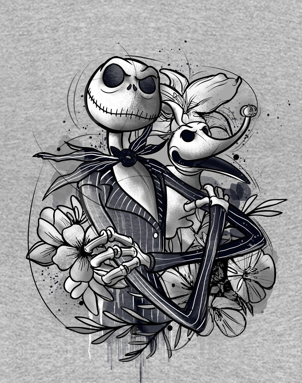 Zero e Jack Skeletron by SF-artist on DeviantArt  Jack skellington  drawing, Nightmare before christmas drawings, Tim burton art