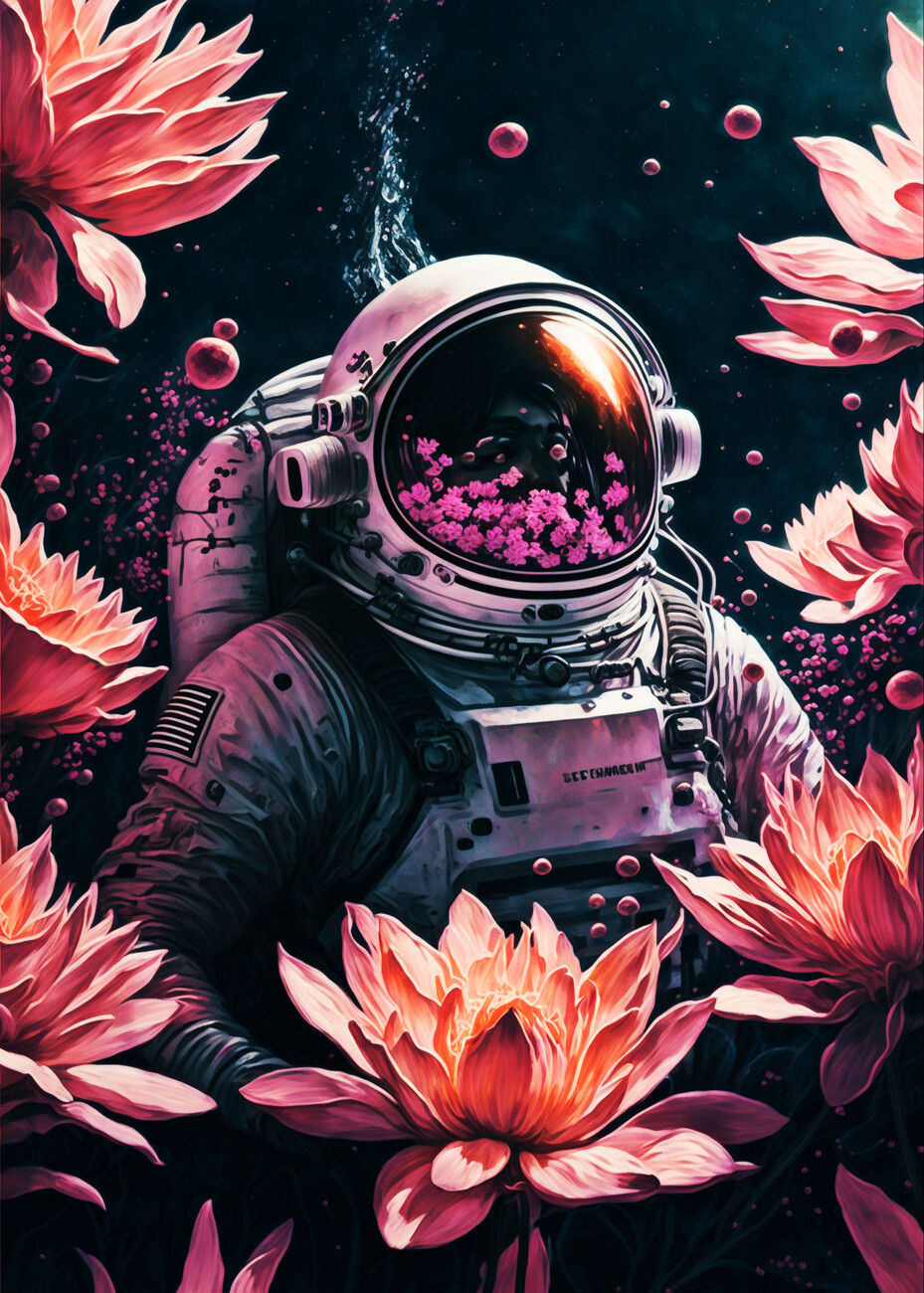 pink astronaut