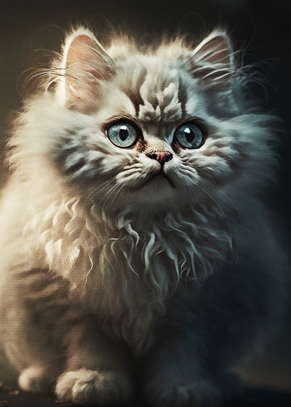 Illustration Cute cat new