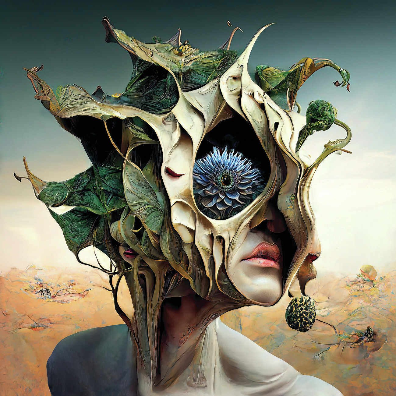 The Flower Girl Surrealism