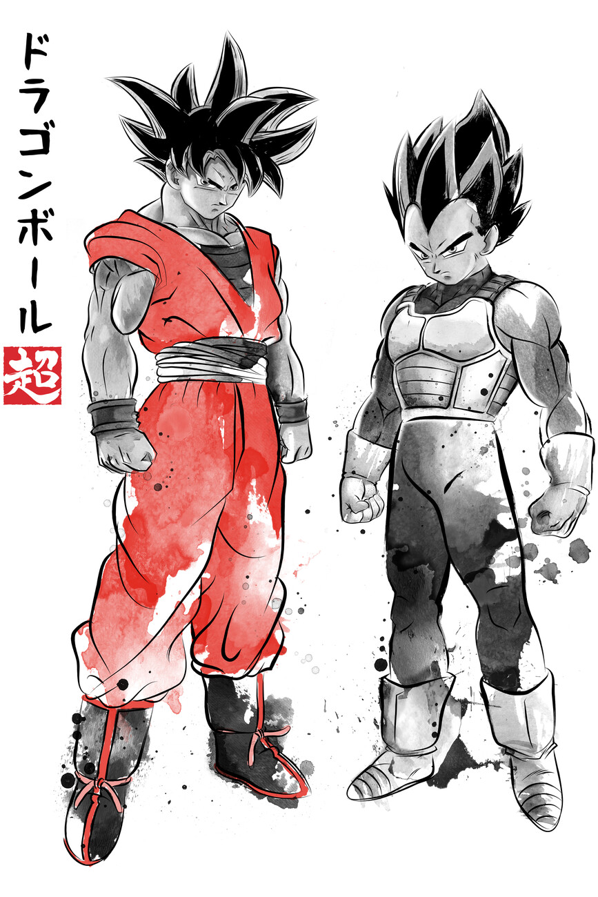 THE POWER AWAKEN - DRAGON BALL CUSTOM DRAWING