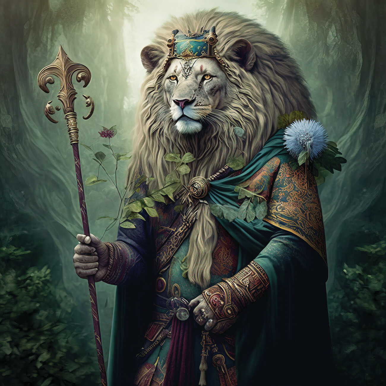 Wall Art Print | The Lion (2 of 4) Animal Cat | Europosters