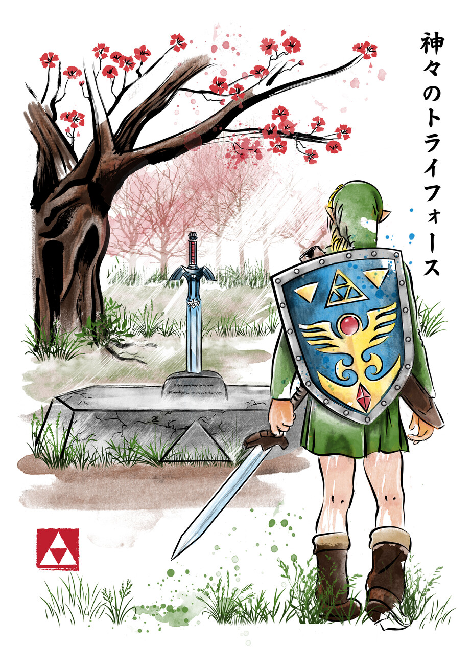 Legend of Zelda II / A Link to the Past poster promo official big Adventure  of