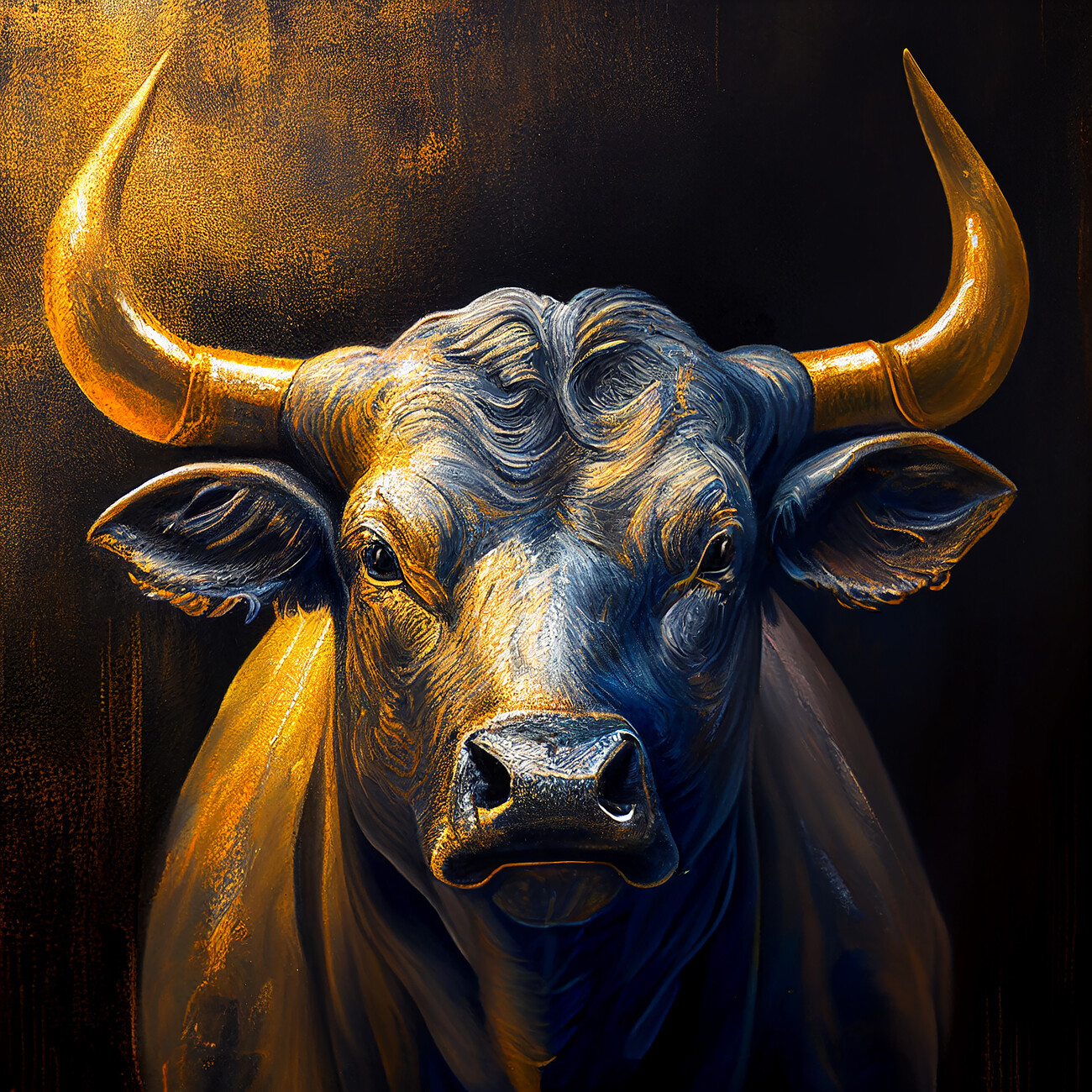 Taiteelliset kuva | Golden Bull | Europosters