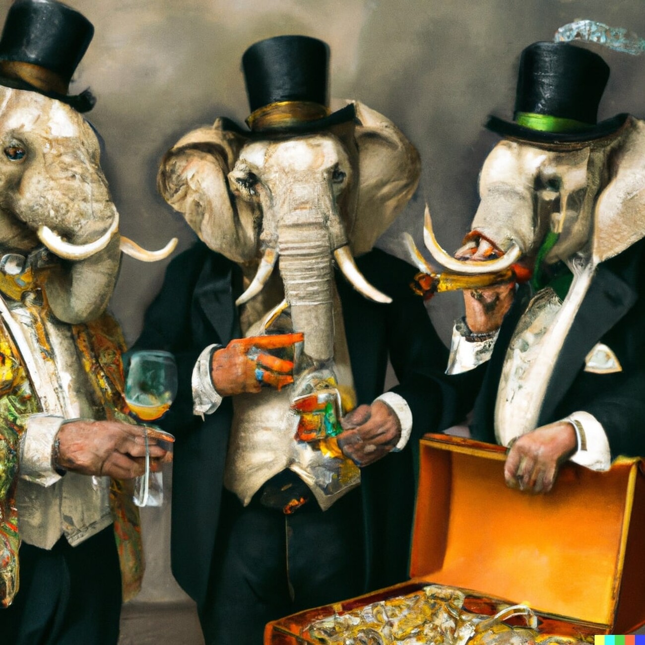 Wall Art Print The Elephant in the Room Europosters