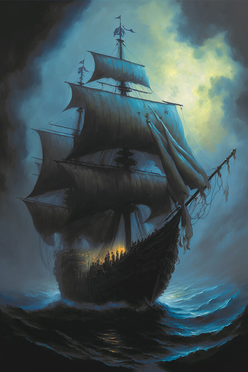 Illustration Pirate Ship