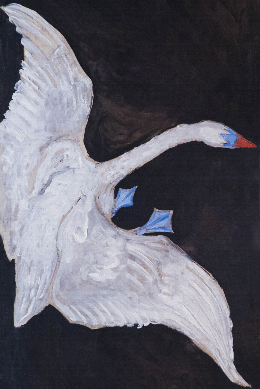 The White Swan 1 of 2 Hilma af Klint Reproductions of famous