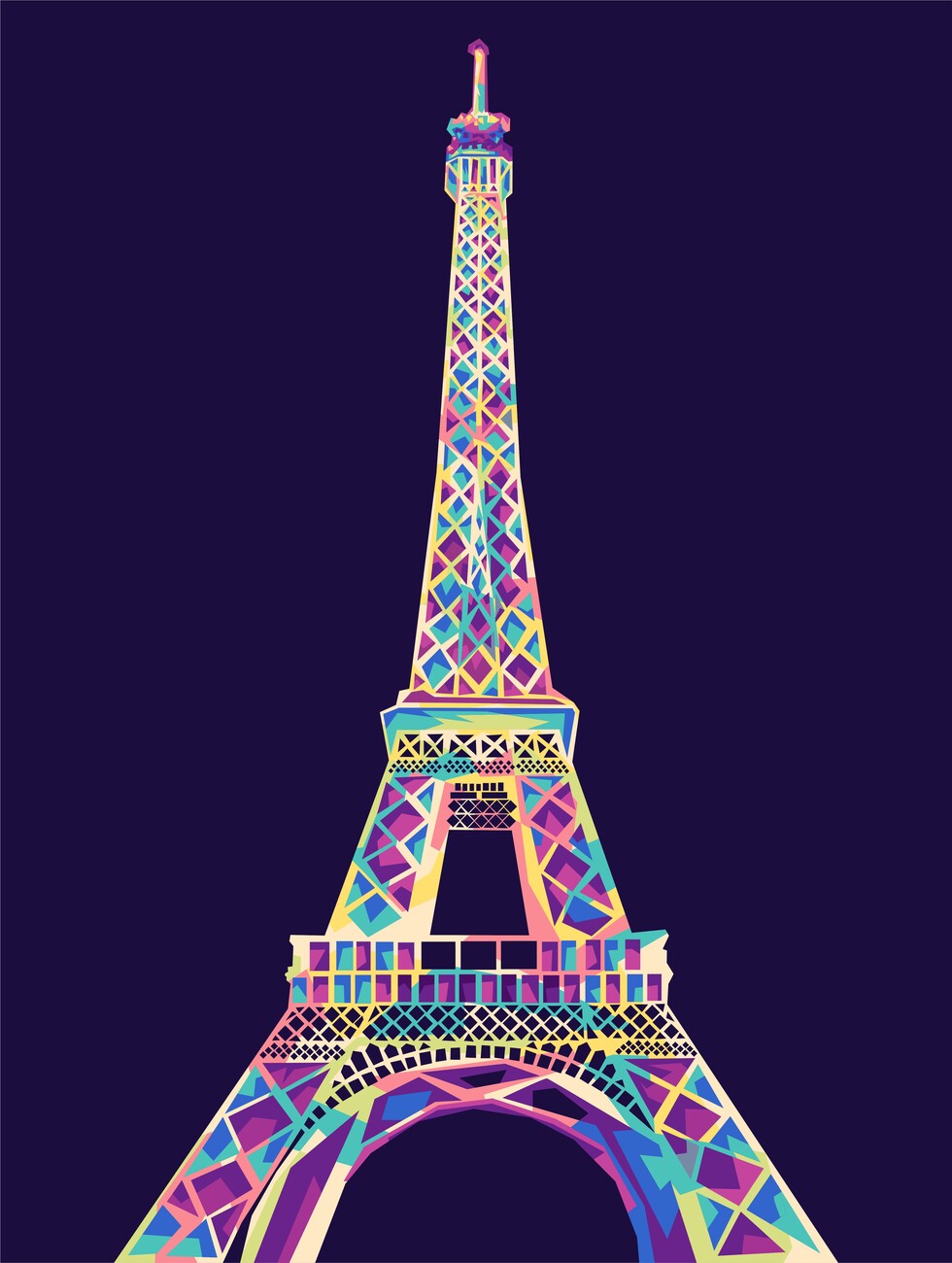 eiffel tower at night wallpaper tumblr