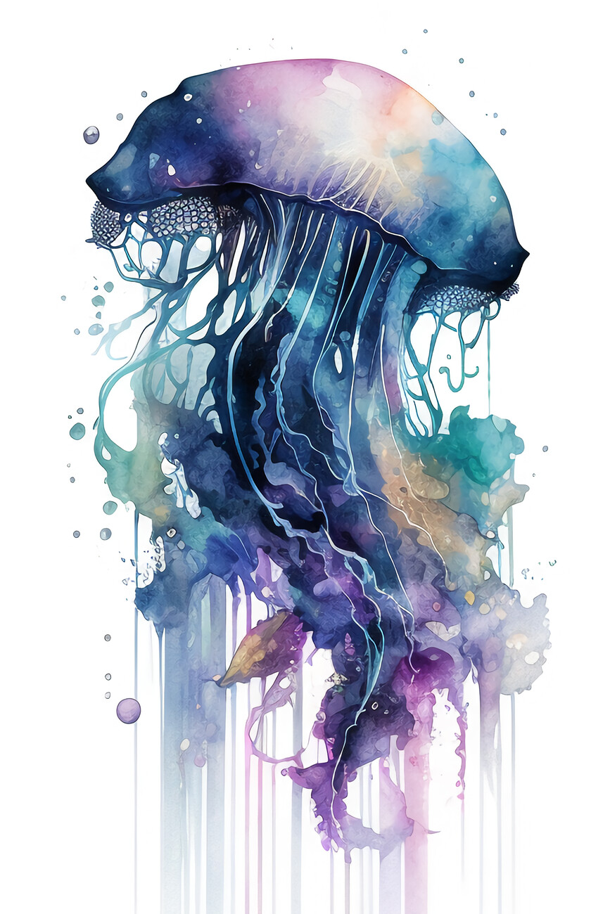 cool jellyfish drawings