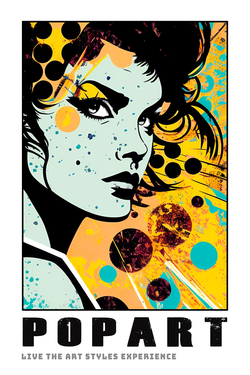 Wall Art Print | POPART: Pop art style! EDU Joy: mod#2 | Europosters