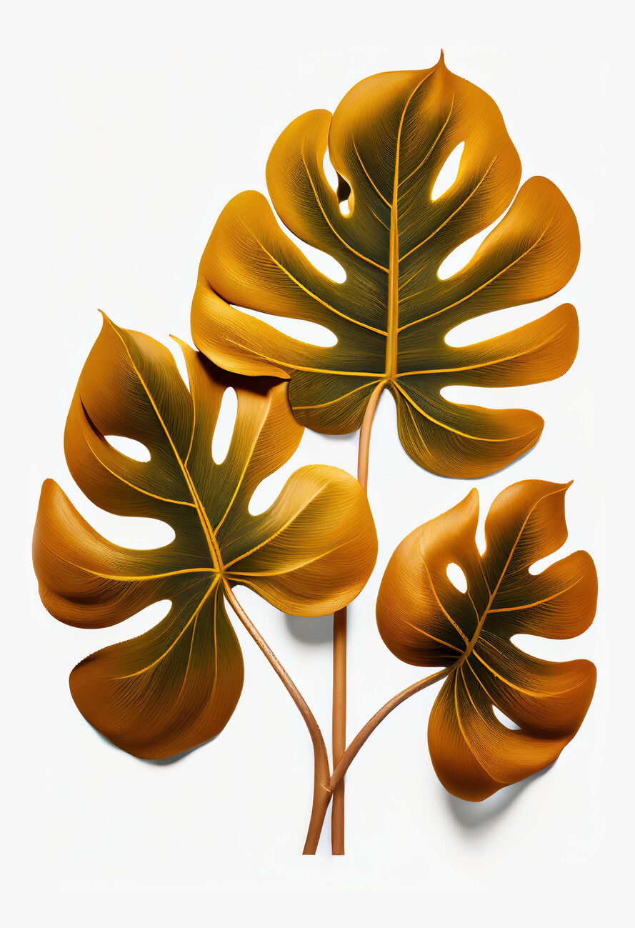 Philodendron leaves plant in a garden.green color background. • wall  stickers fern, fern, wallpaper | myloview.com