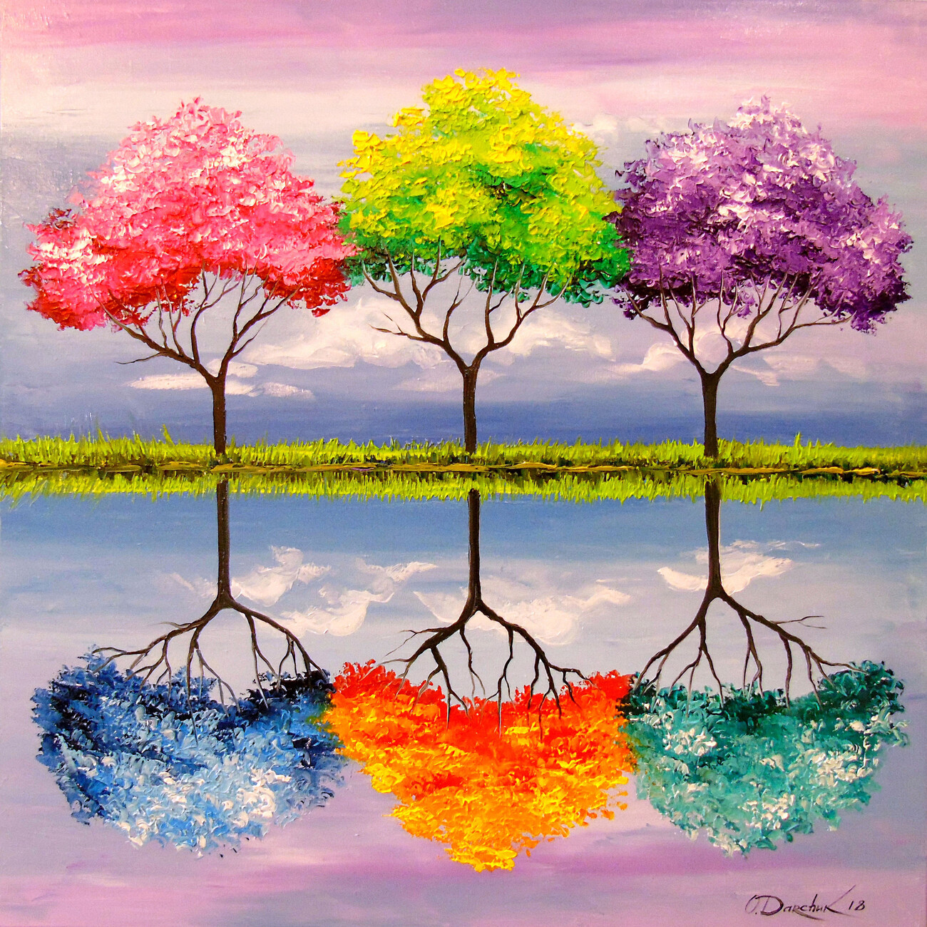 Tree Of Life The Different Seasons Art - Diamond Painting 