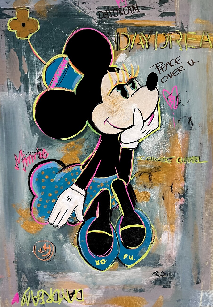 Daydream Minnie  Poster, Stampe Artistiche, Carta da Parati