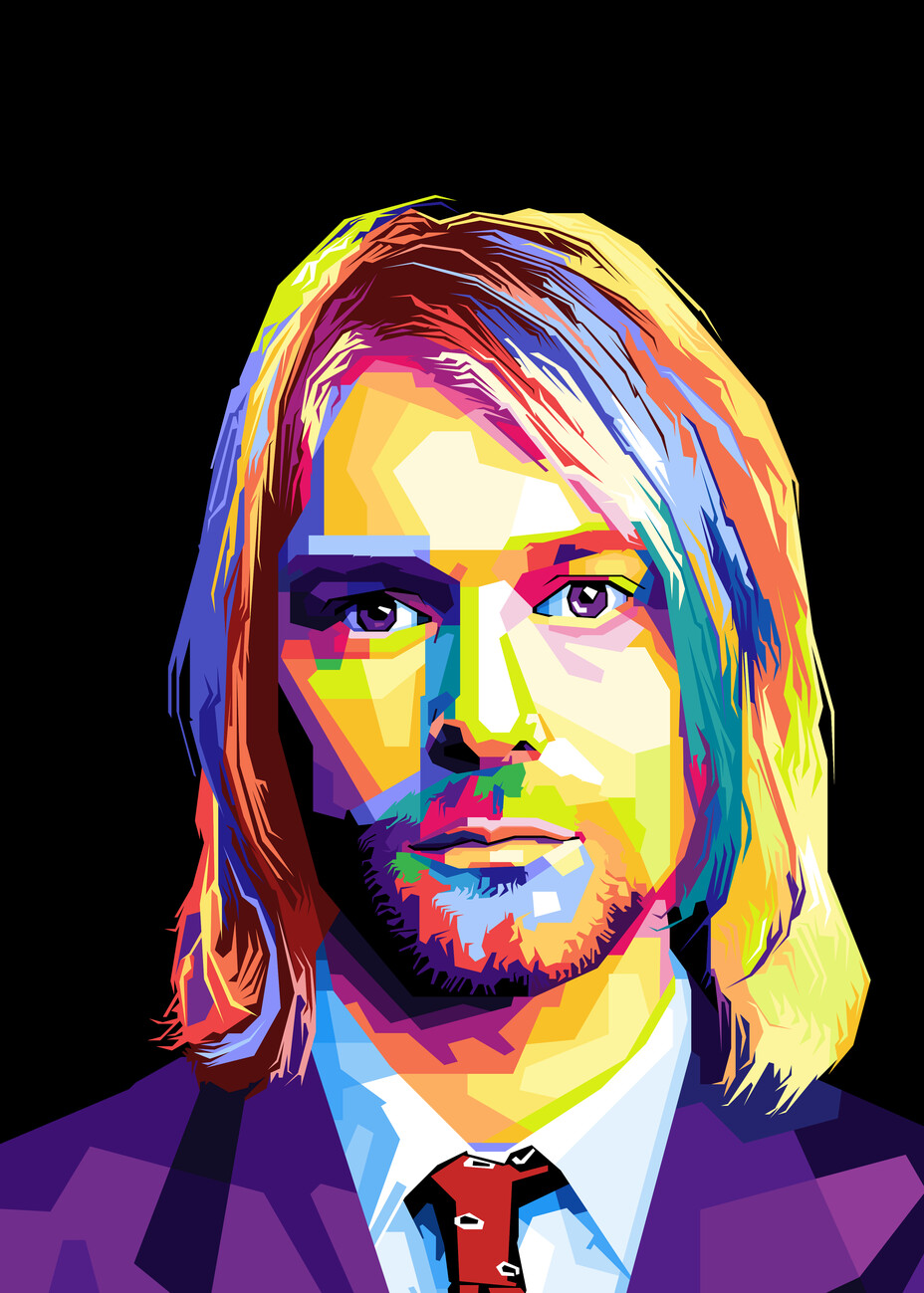 Poster, quadro kurt cobain nirvana pop art | Regalos, merch | Posters