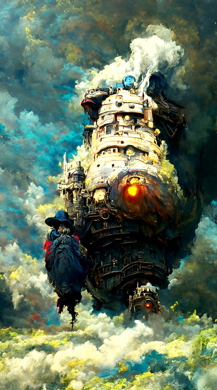 Howl's Moving Castle Animated Illustration — Mattgyver