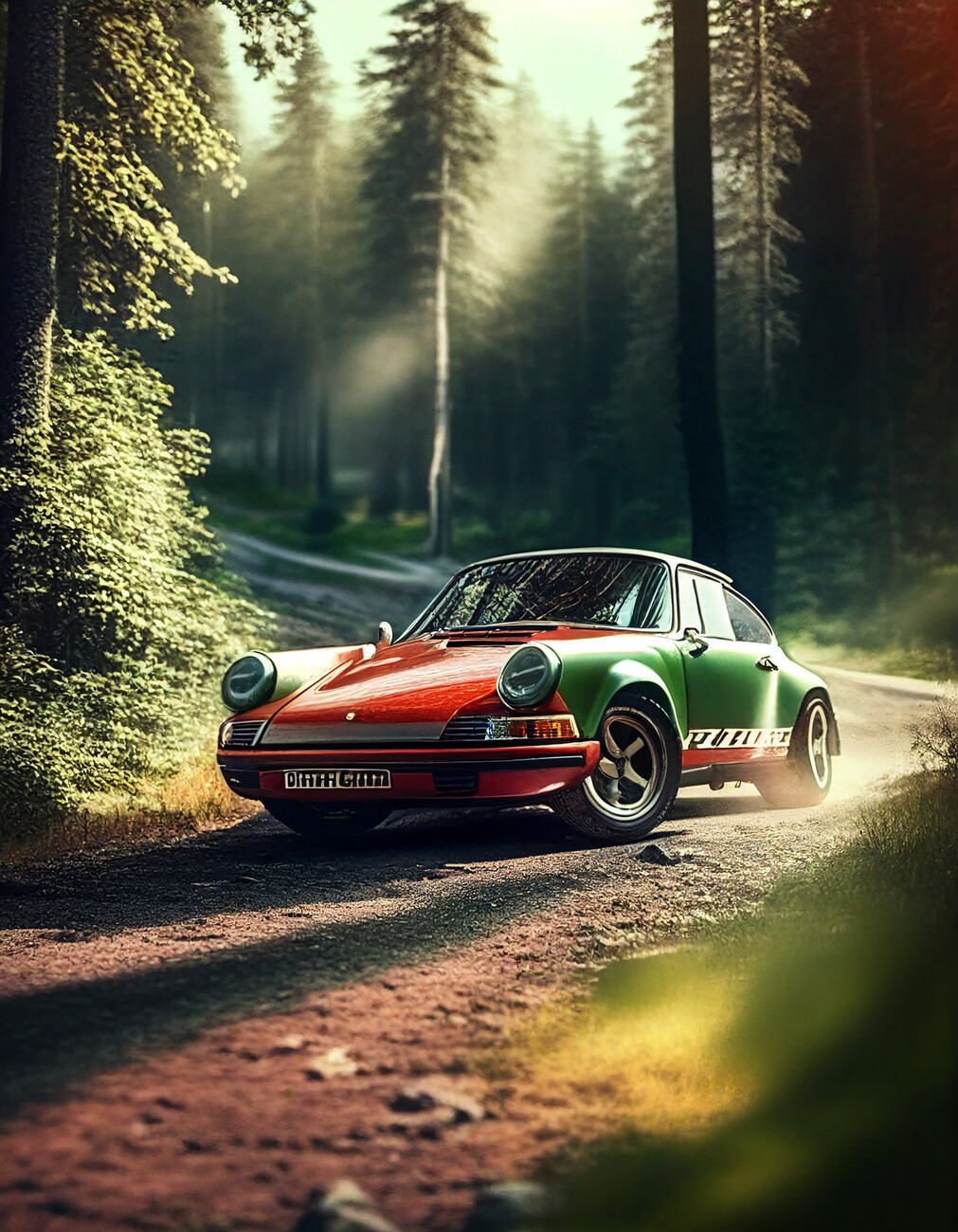 Porsche 911 Poster Wall Art - Unique Design with Technical Info and Specs -  Perfect Porsche Fan Gift