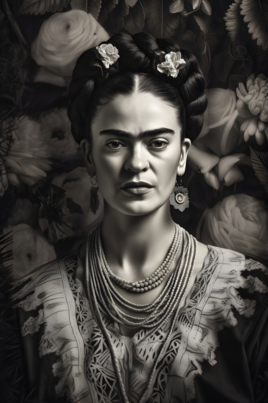 Illustrazione artistiche, Frida Kahlo Poster