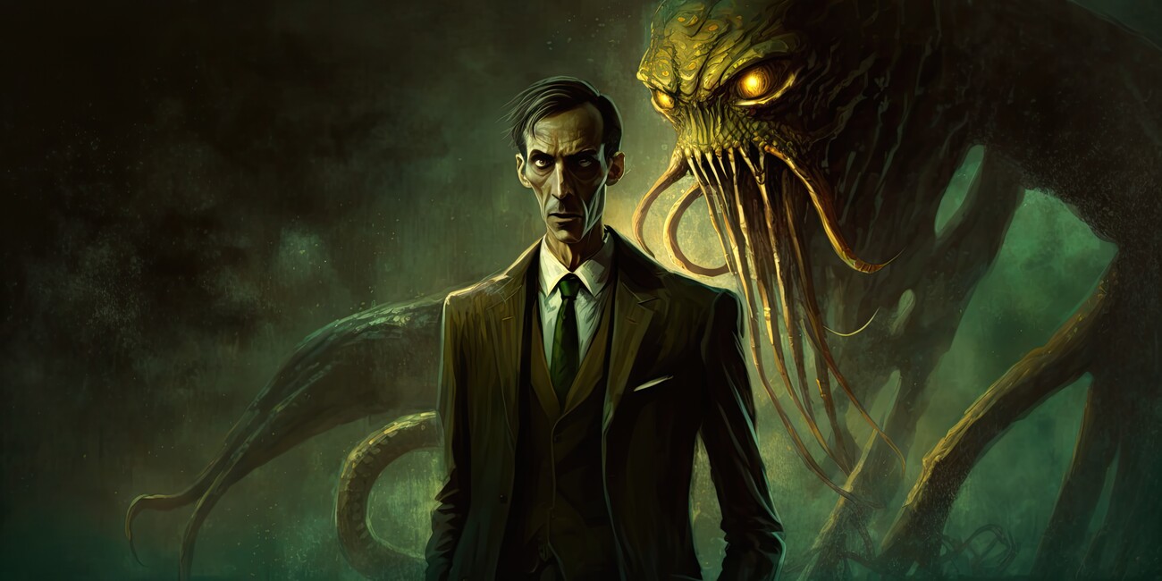Láminas decorativas para enmarcar | Lovecraft and Cthulhu 