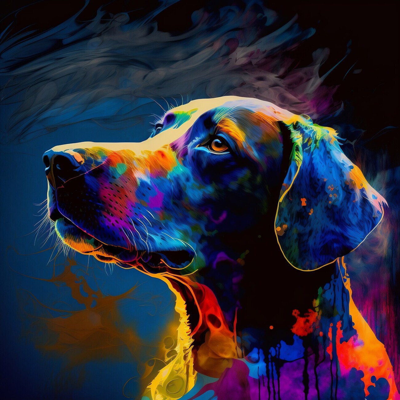 Wall Art Print | Abstract Dog | Abposters.com