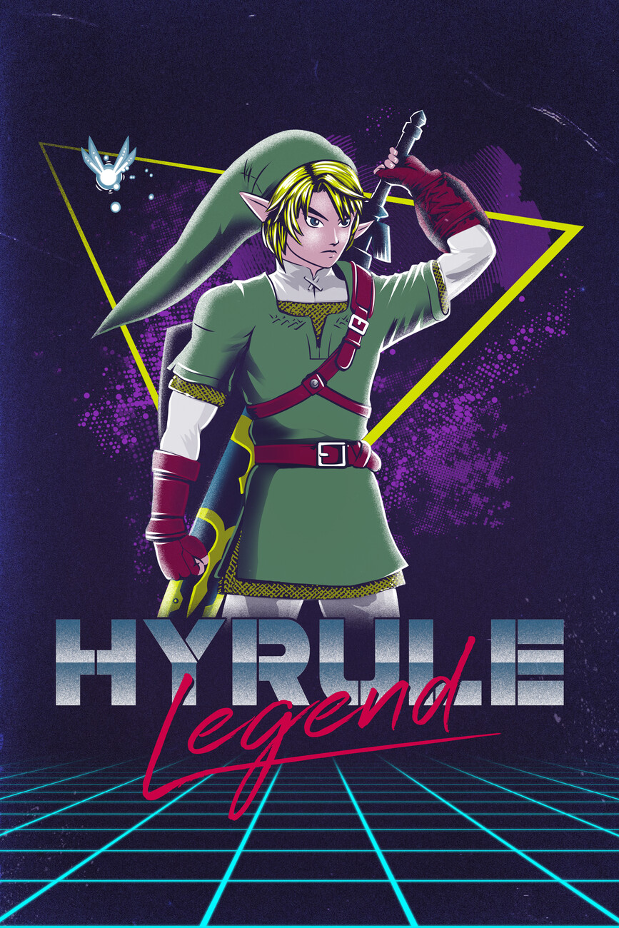 POSTER - THE LEGEND OF ZELDA: OCARINA OF TIME