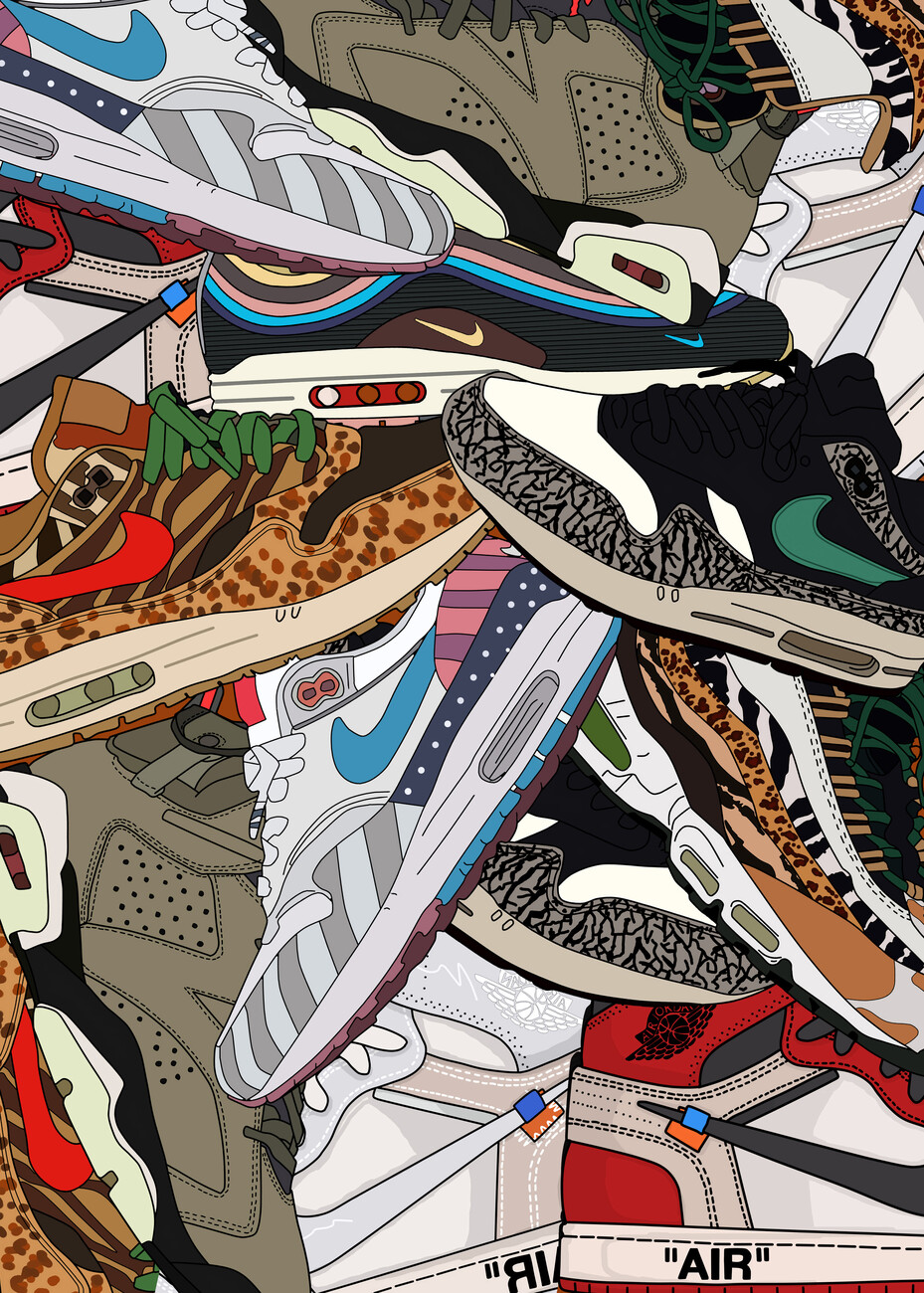 Sneaker Stock Illustrations, Cliparts and Royalty Free Sneaker Vectors