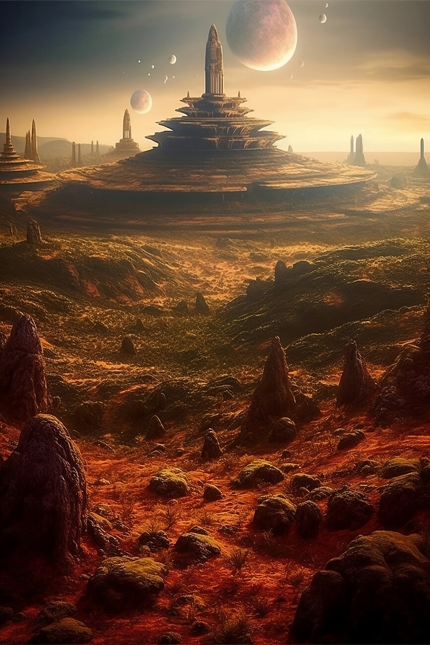 alien planet art