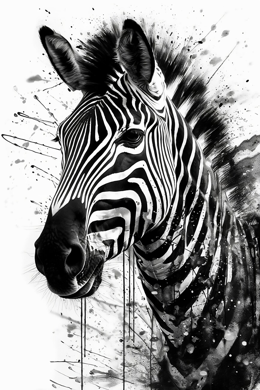 Pink Zebra Print | Art Board Print