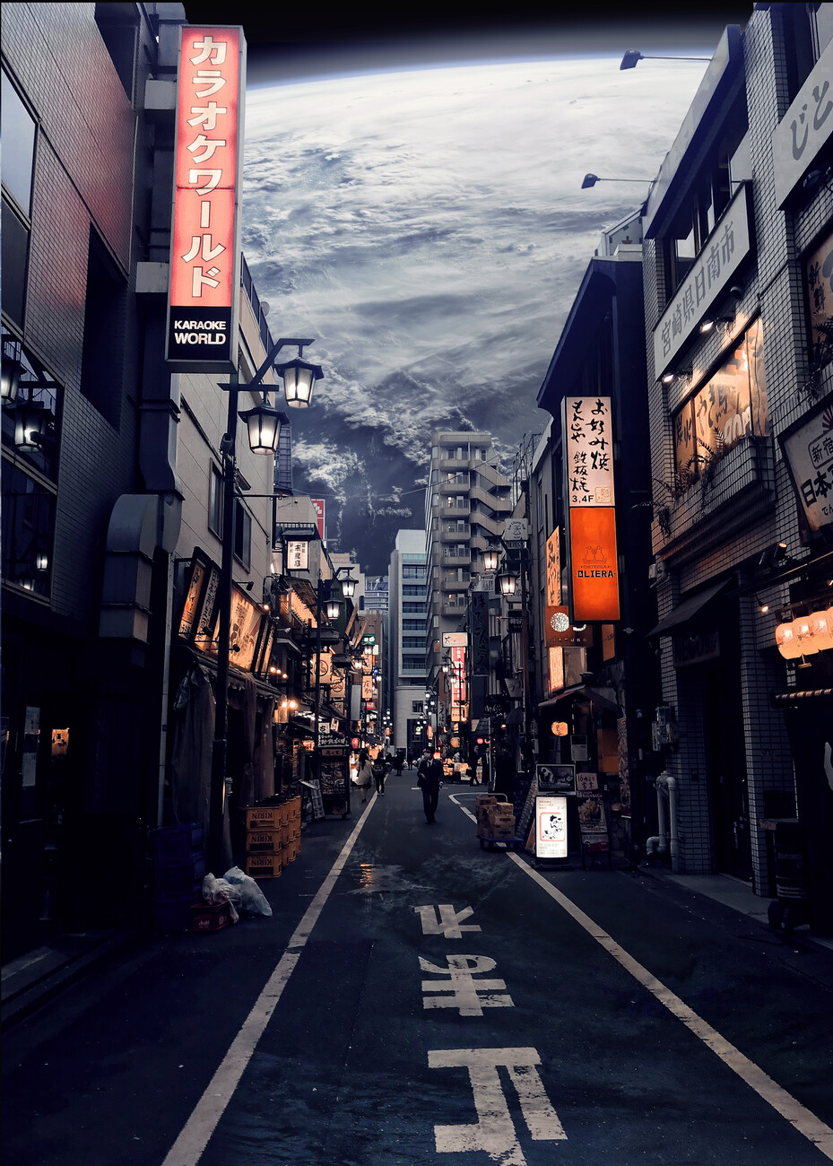 4511638 road, neon, Japanese, street - Rare Gallery HD Wallpapers