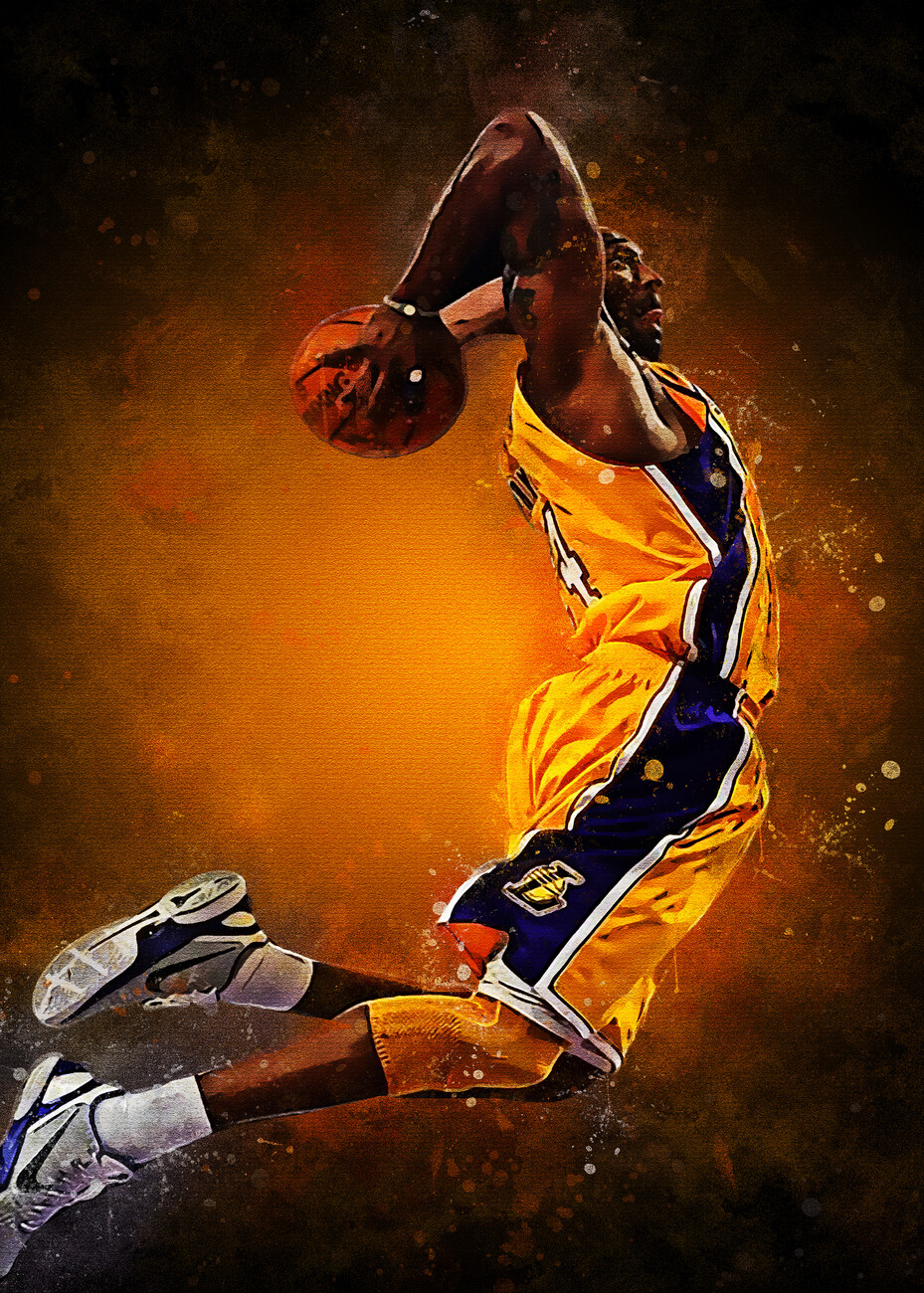 Poster Basketball - Colour Splash | Wall Art, Gifts & Merchandise 