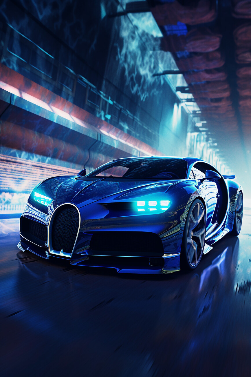 Wall Art Print Bugatti-1, Gifts & Merchandise