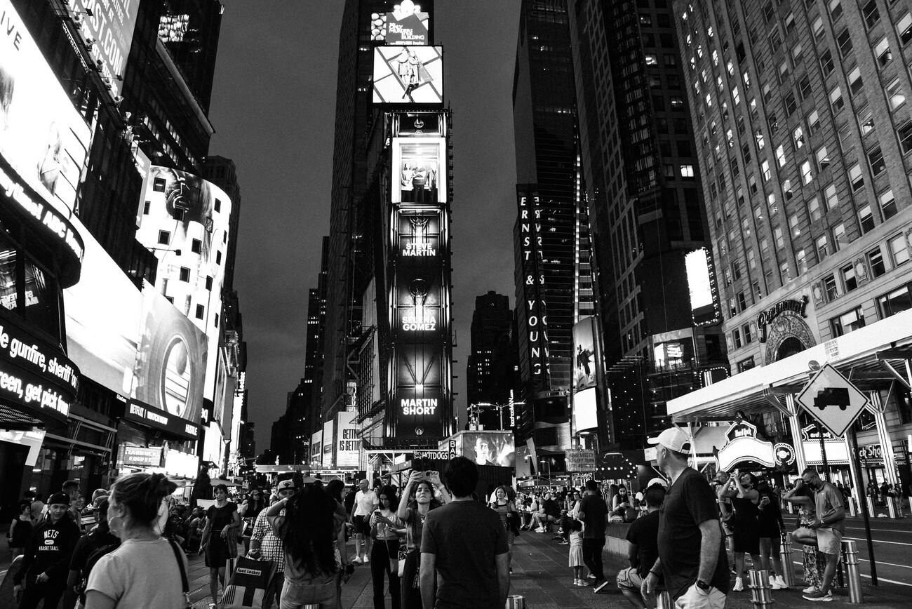 New York City Times Square Black and White - Photographic print