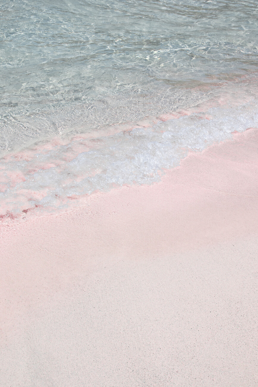 pink sand beach wallpaper