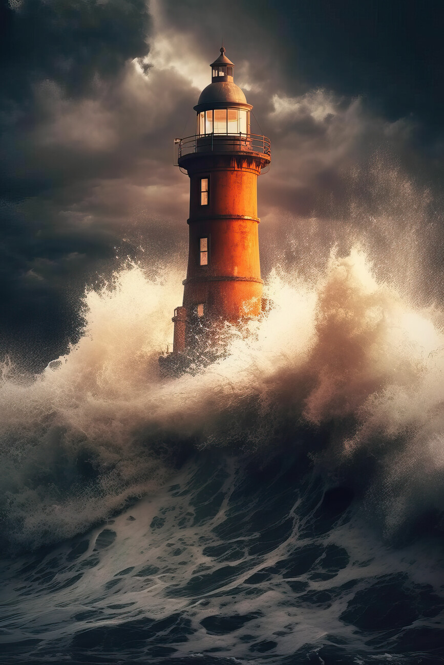 lighthouse storm photography