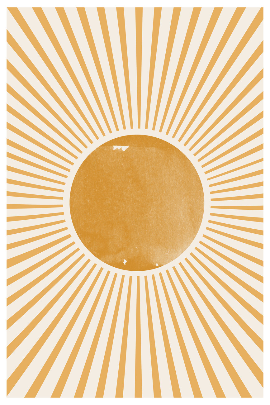 Ilustrace Boho Sun, (26.7 x 40 cm)