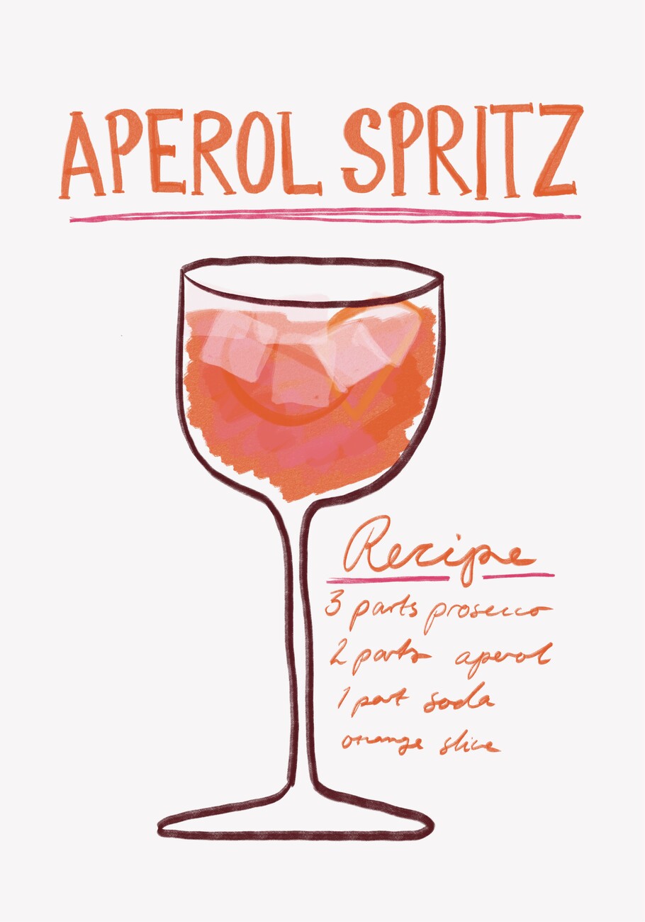 Illustrazione artistiche, Aperol Spritz