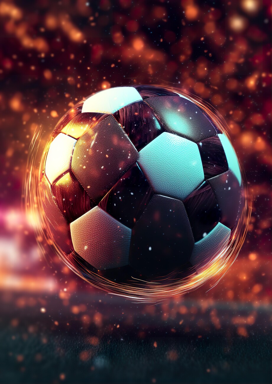 Soccer or football background Poster