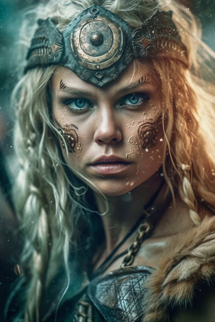 Photographie artistique Female Viking