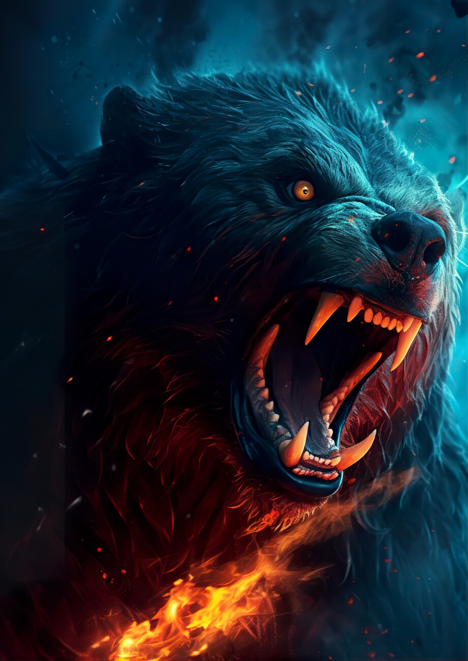 Poster, Dark Fantasy Merchandise Europosters Grizzly | Bear | Bilde