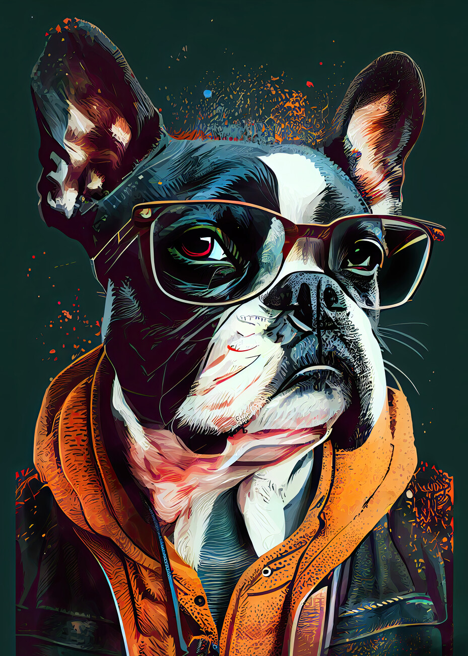 hipster dog wallpaper