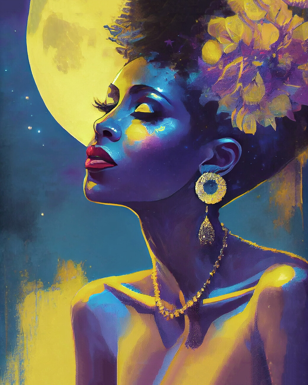 African American Woman Art