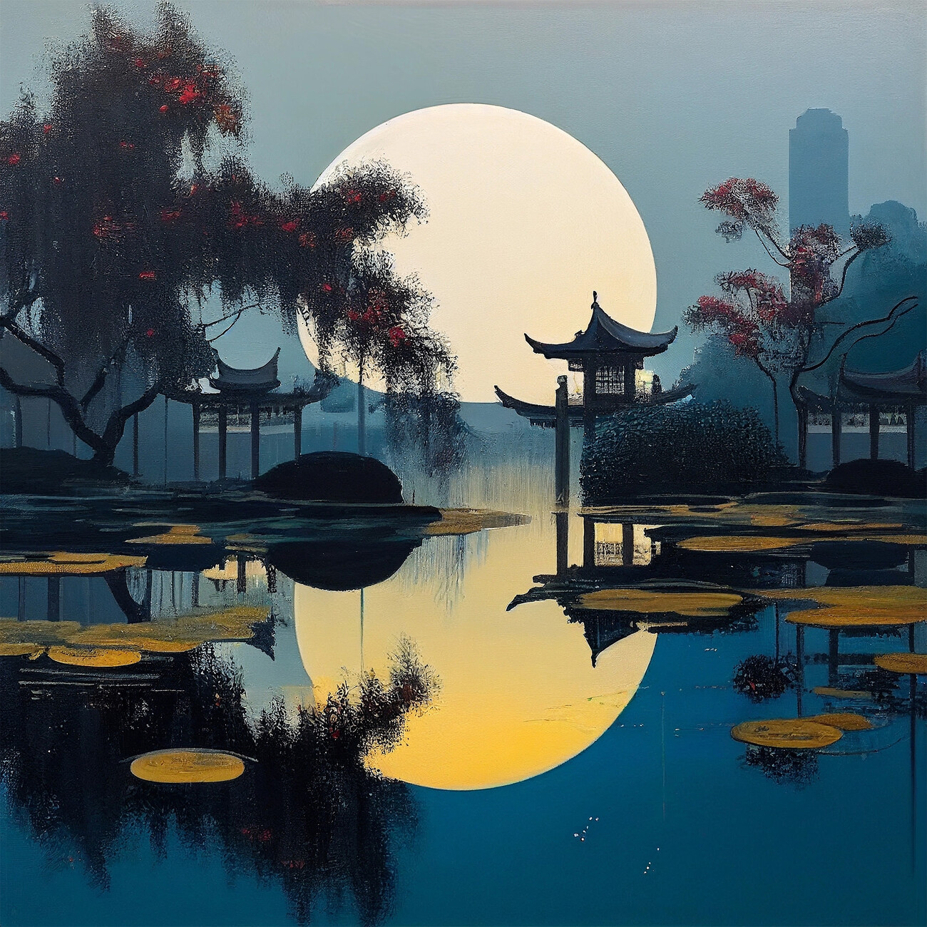 traditional japanese landscape paintings