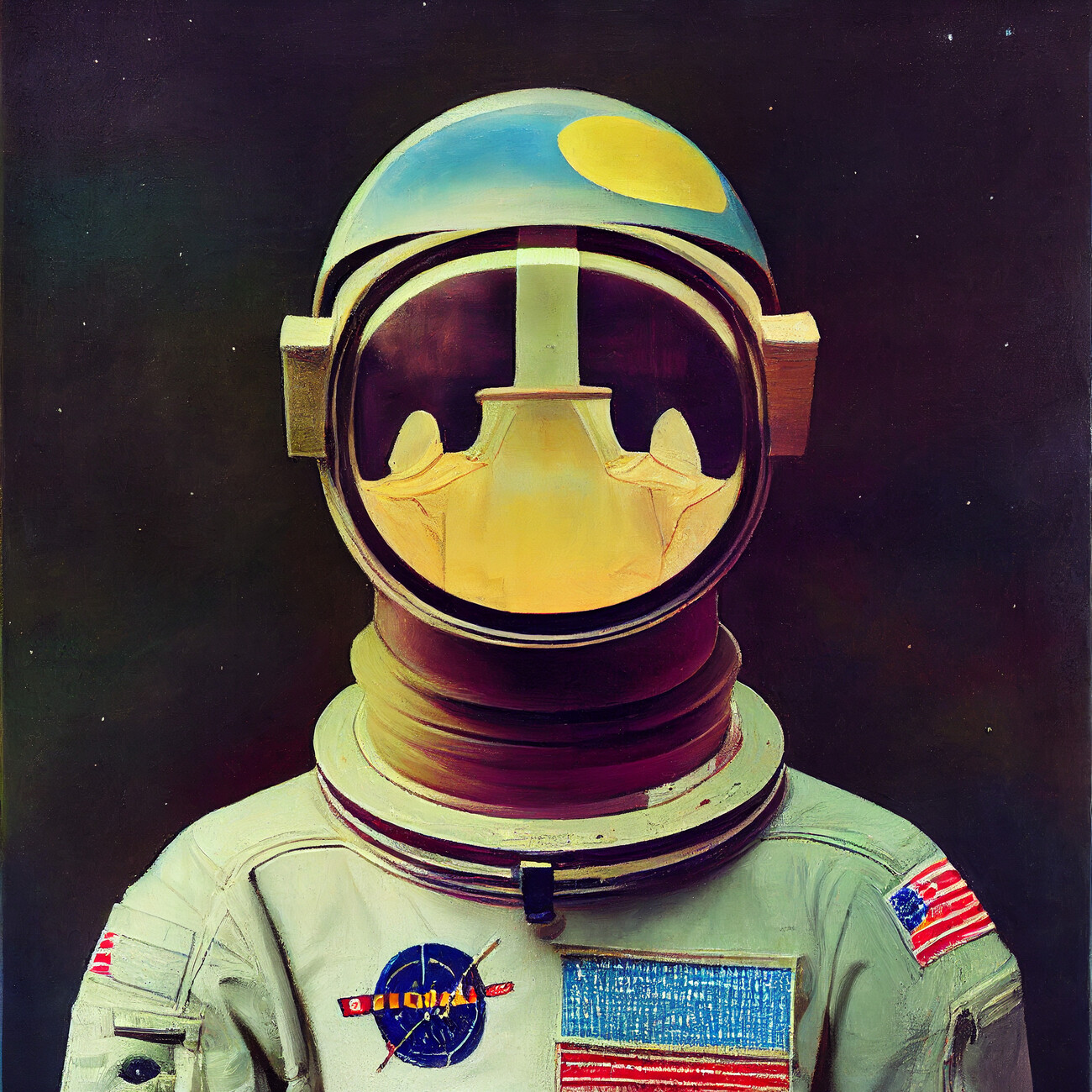 Cool Spaceman City Nasa | Art Board Print