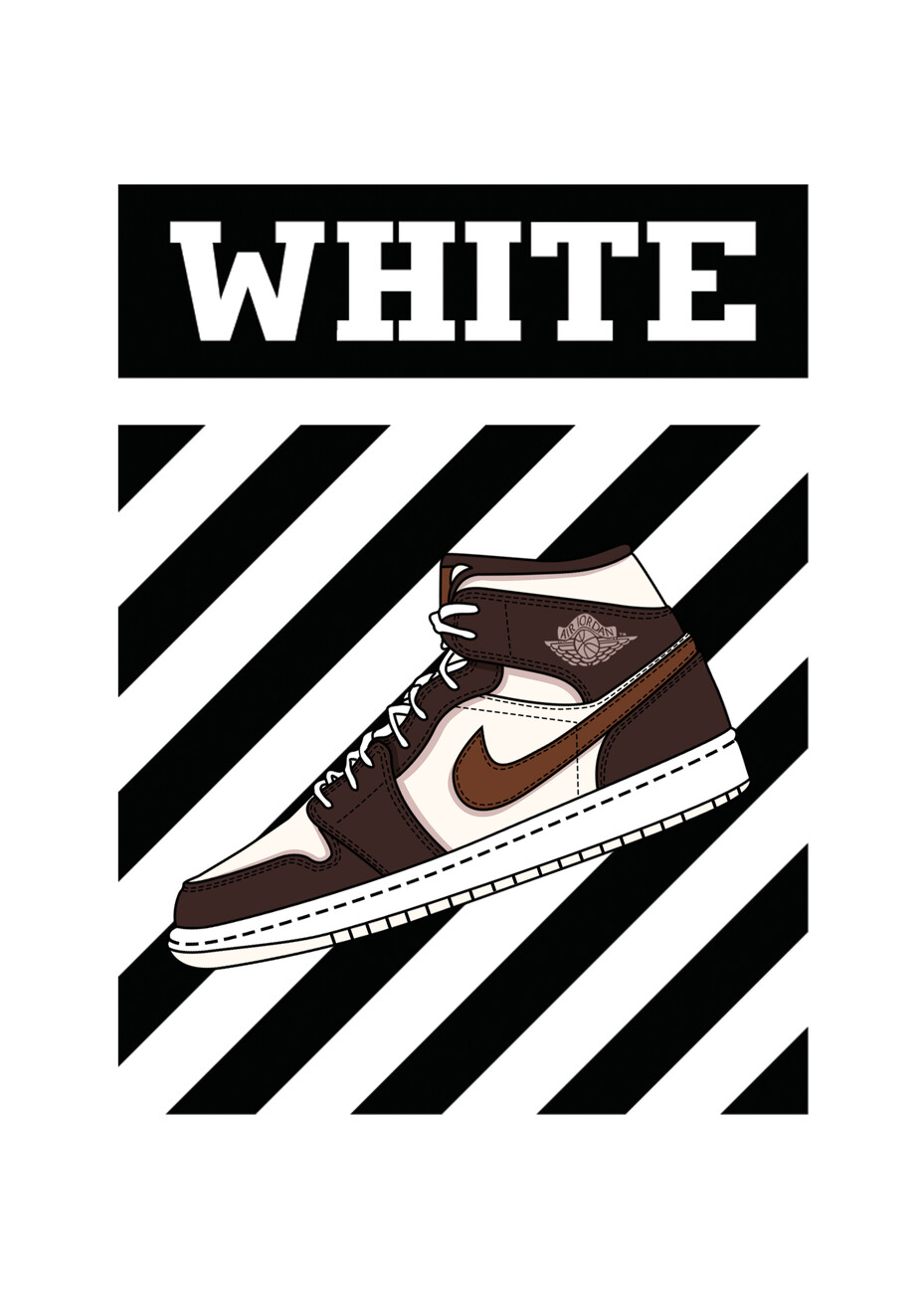 Art Poster Jordan off white