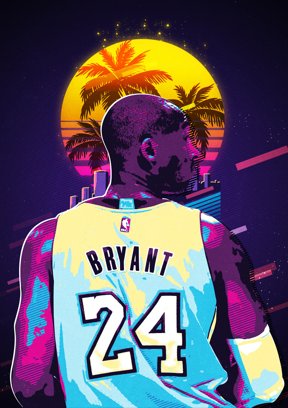 Art Poster kobe bryant basketball