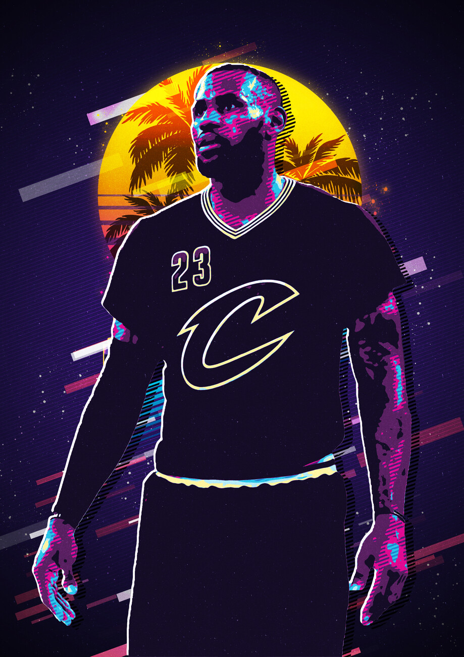 lebron james painting