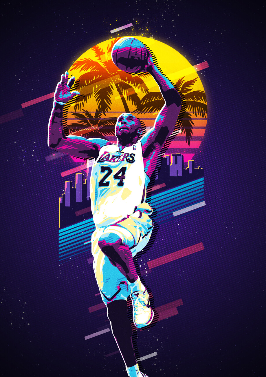 Art Poster kobe bryant basketball