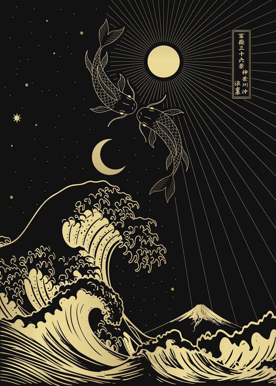 the great wave off kanagawa wallpaper