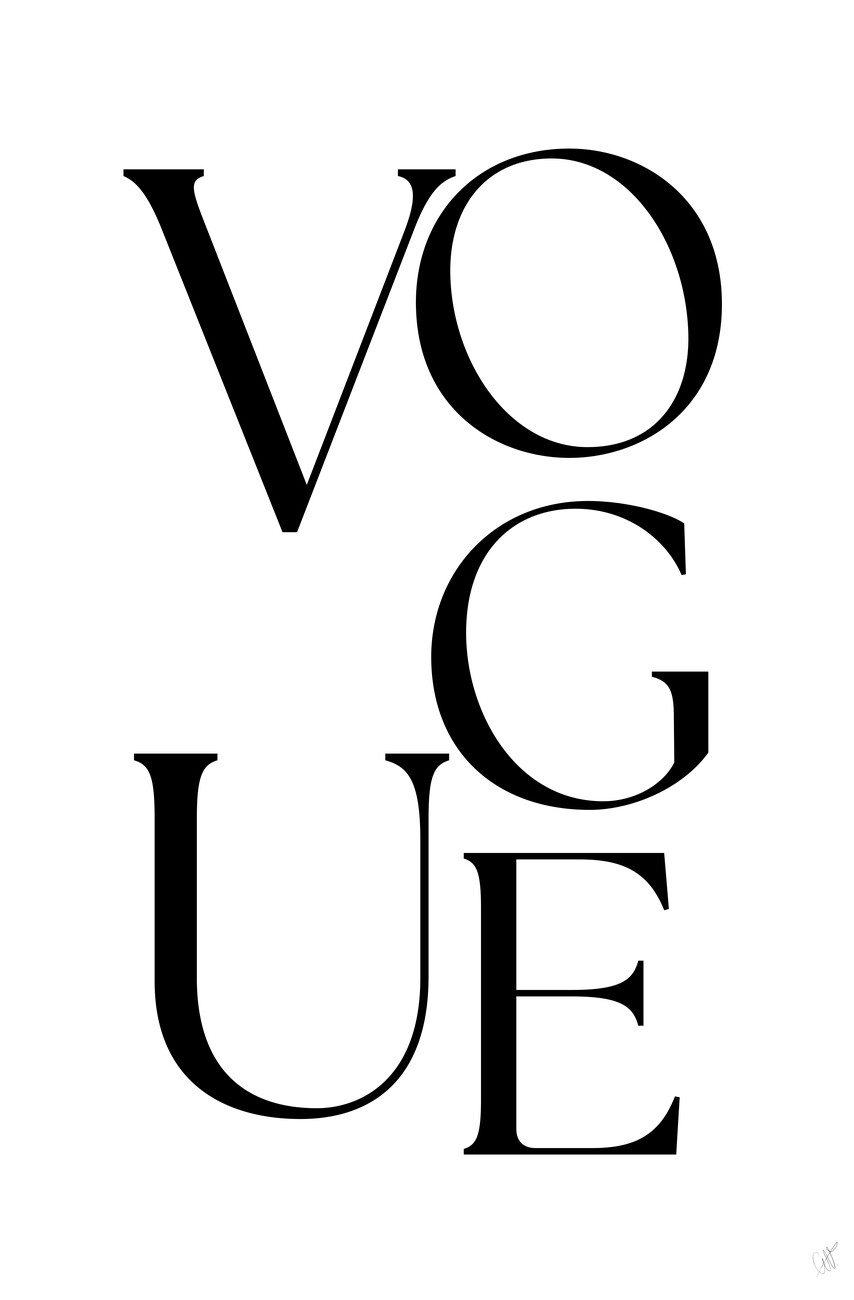 Wall Art Print, Vogue